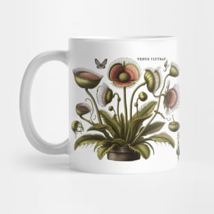 Vintage Venus Flytrap Botanical Mug